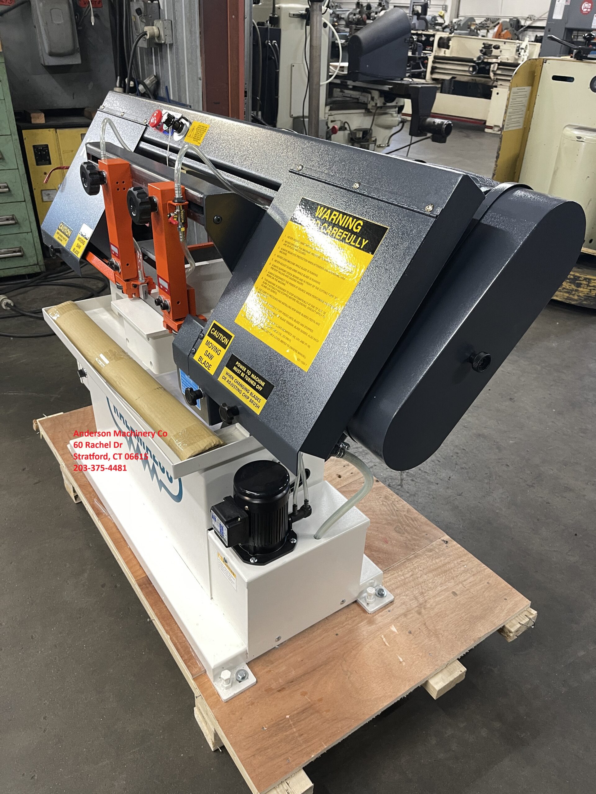 NEW CLAUSING MODEL KC812W HORIZONTAL BAND SAW - Image 5