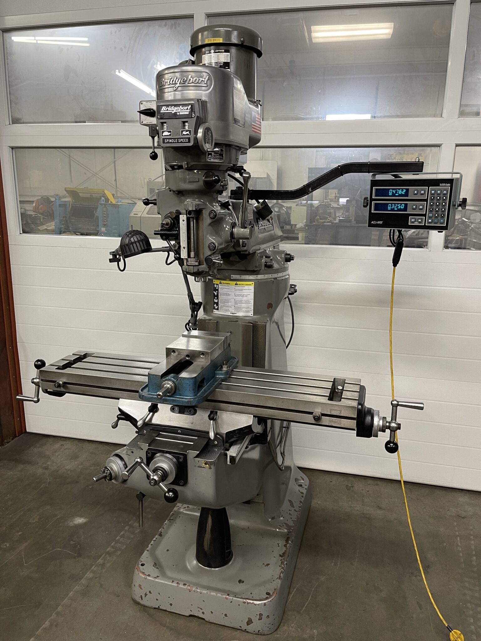 BRIDGEPORT VERTICAL MILLING MACHINE Anderson Machinery Co.
