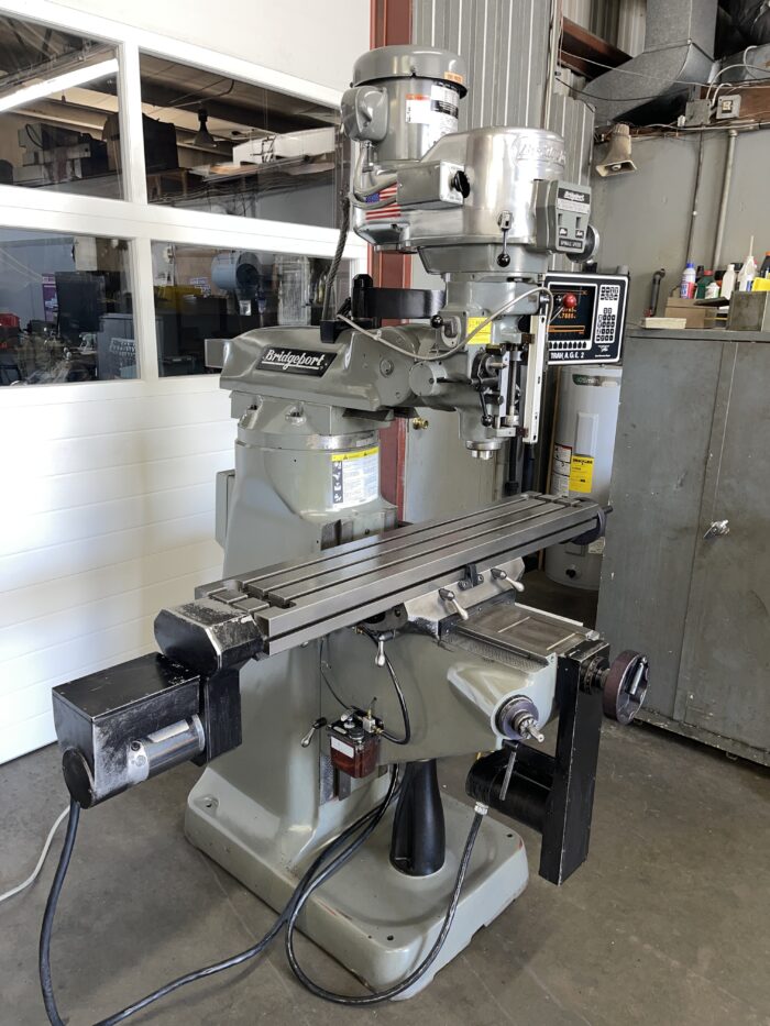 BRIDGEPORT 2HP VERTICAL MILLING MACHINE W/SWI TRAK  2 AXIS AGE 2 CONTROL - Image 6