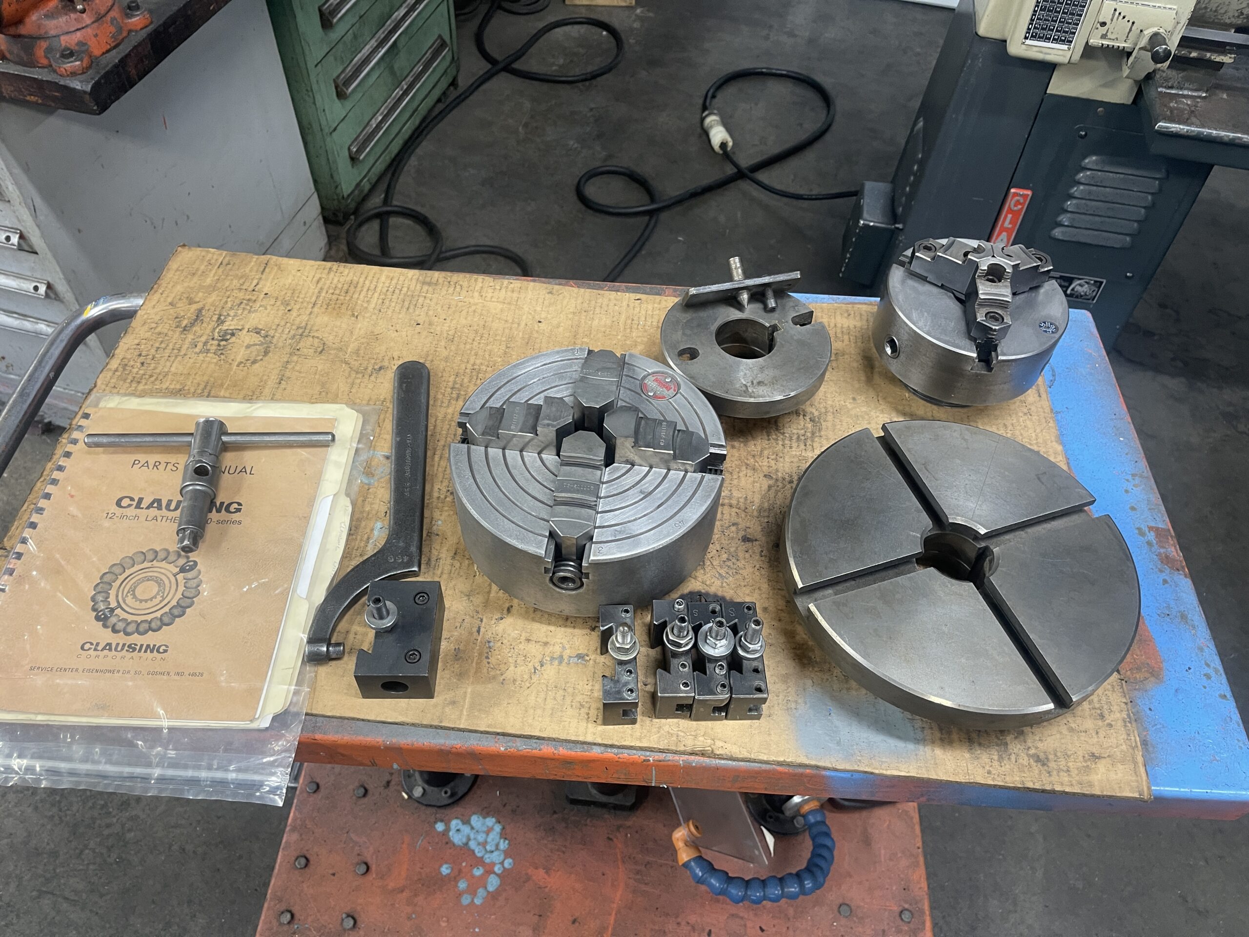 CLAUSING MODEL 5914 VARIABLE SPEED LATHE "Model 5904 12" x 24"" - Image 8