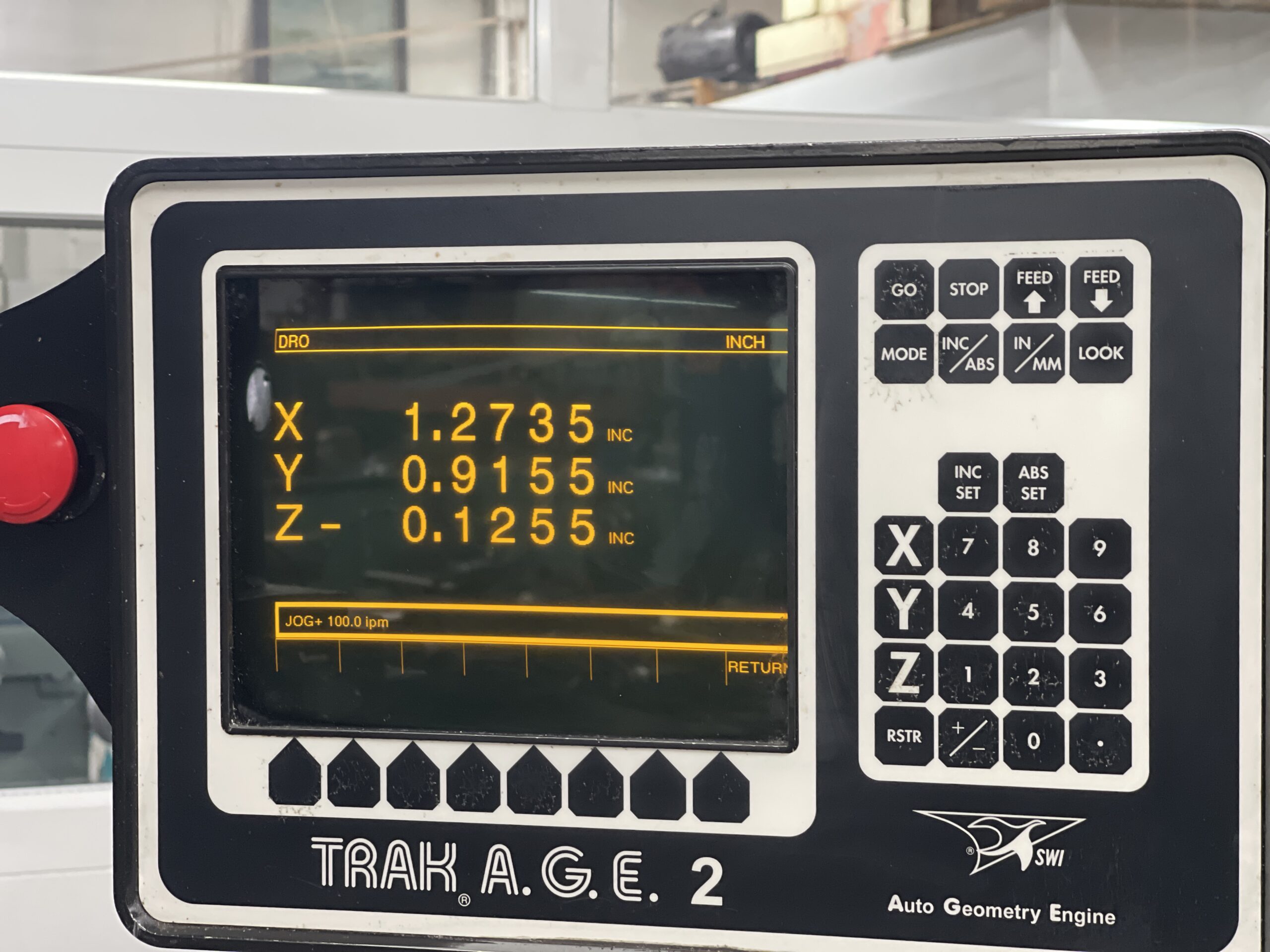 ALLIANT MODEL 1054-3V VERTICAL MILLING MACHINE W/ TRAK AGE 2 CNC