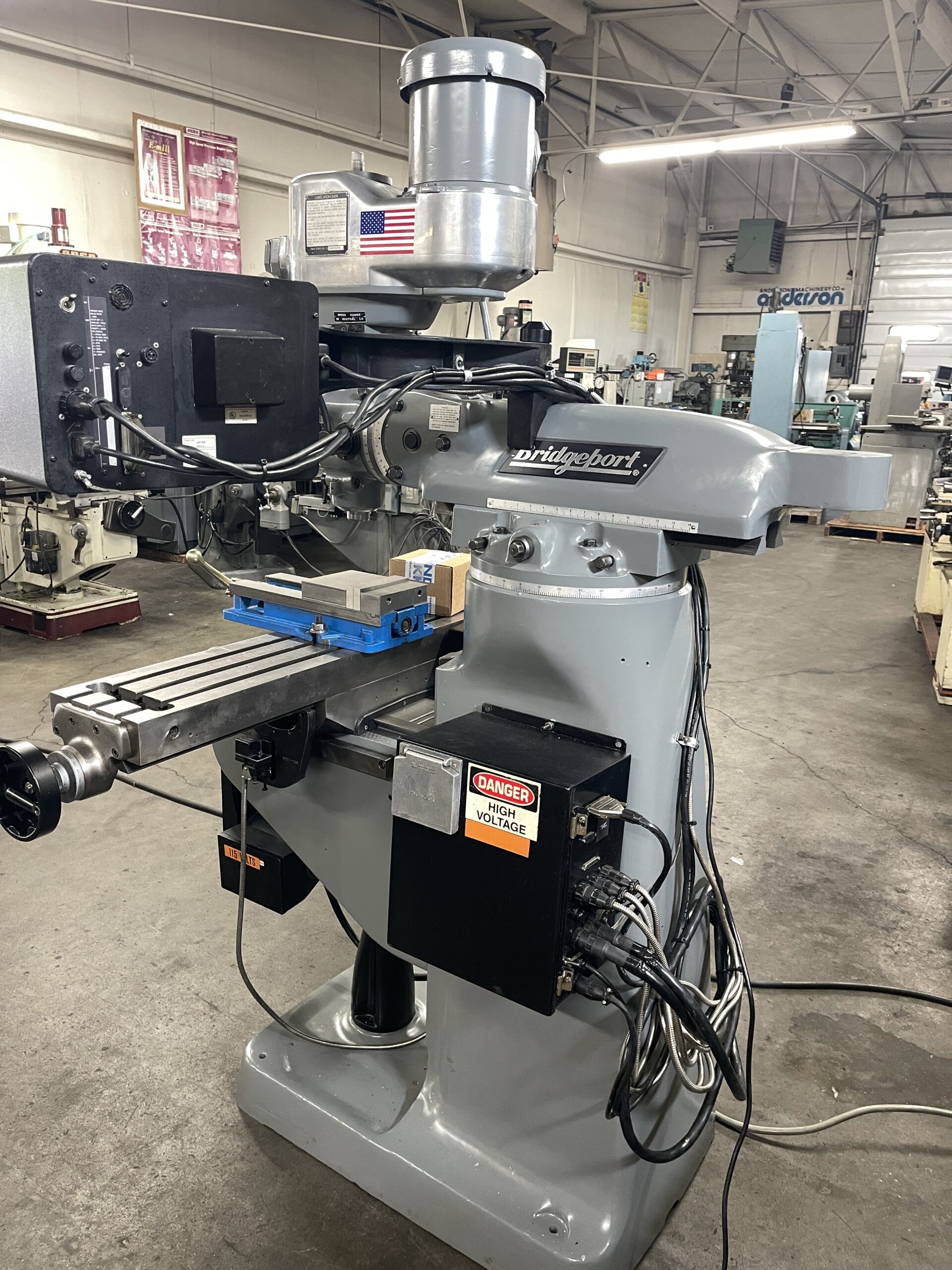 BRIDGEPORT SERIES 1 VERTICAL MILLING MACHINE w/ TRAK 2 AXIS CNC CONTROL - Image 9