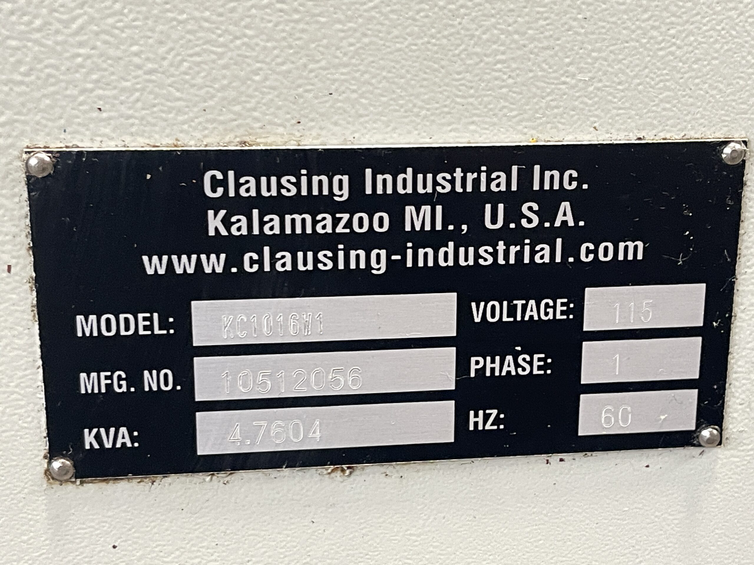 CLAUSING MODEL KC1016W Manual Cutting Horizontal Bandsaw - Image 7